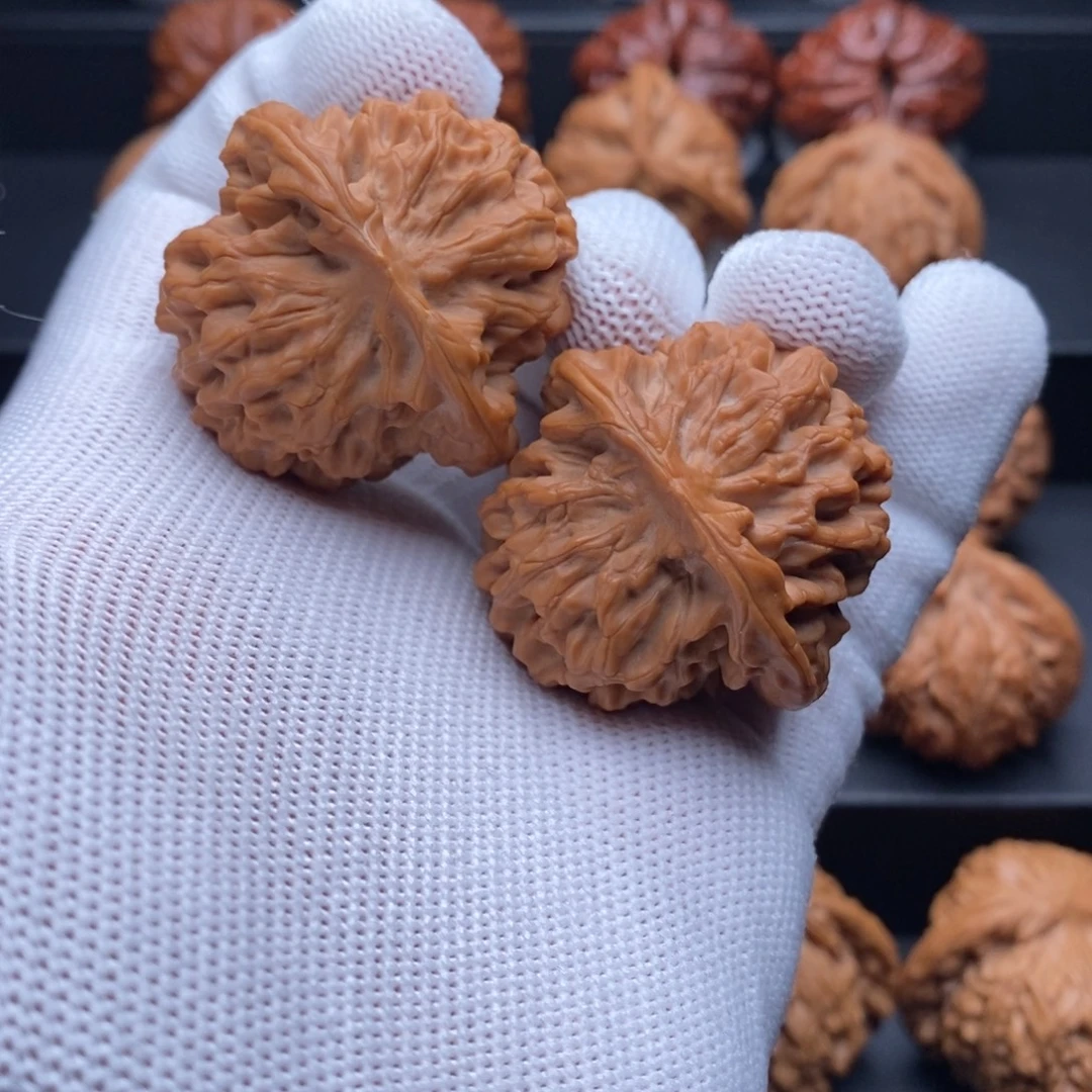 E***n文玩核桃把件39尺秦闷