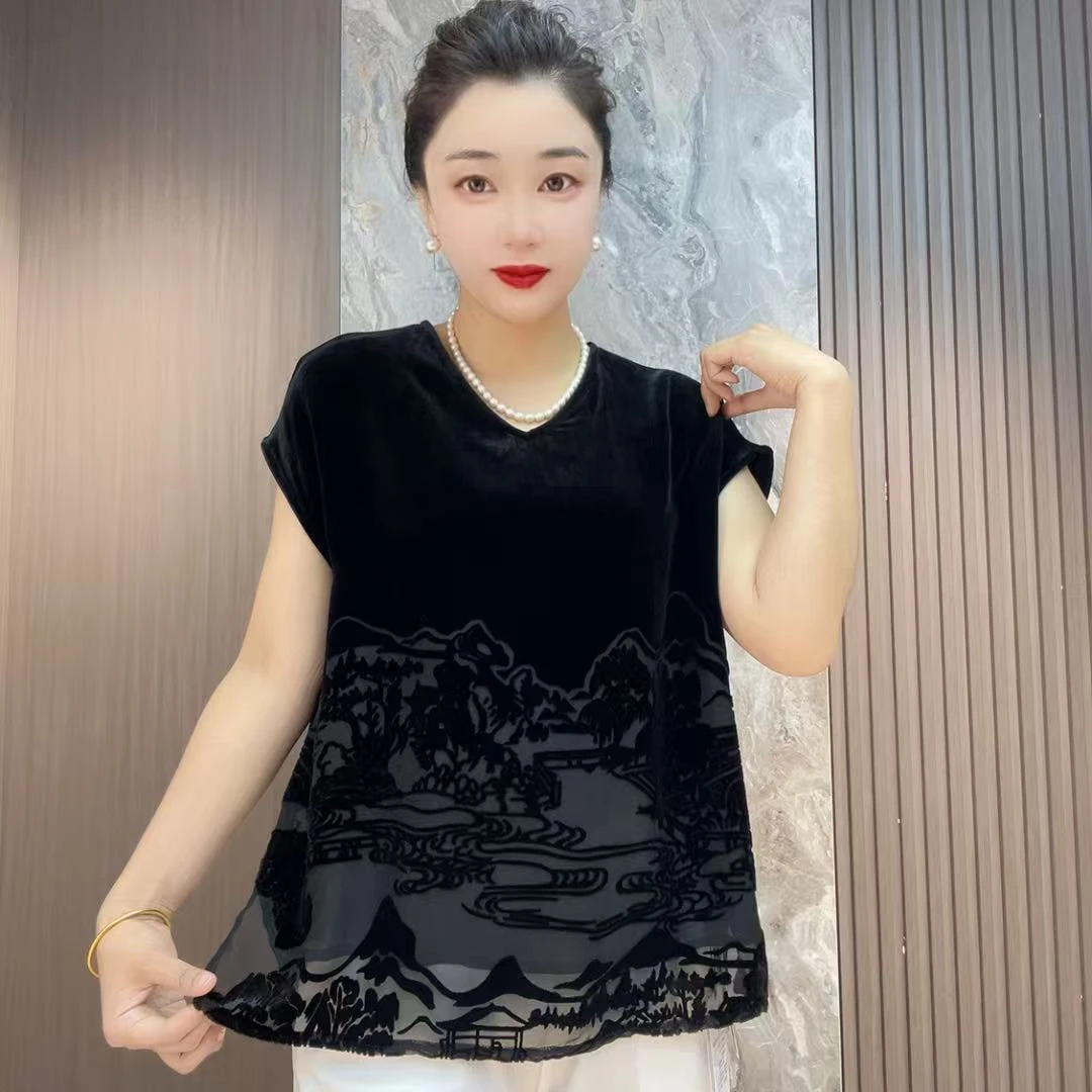 高端桑蚕丝小衫6179-4516#