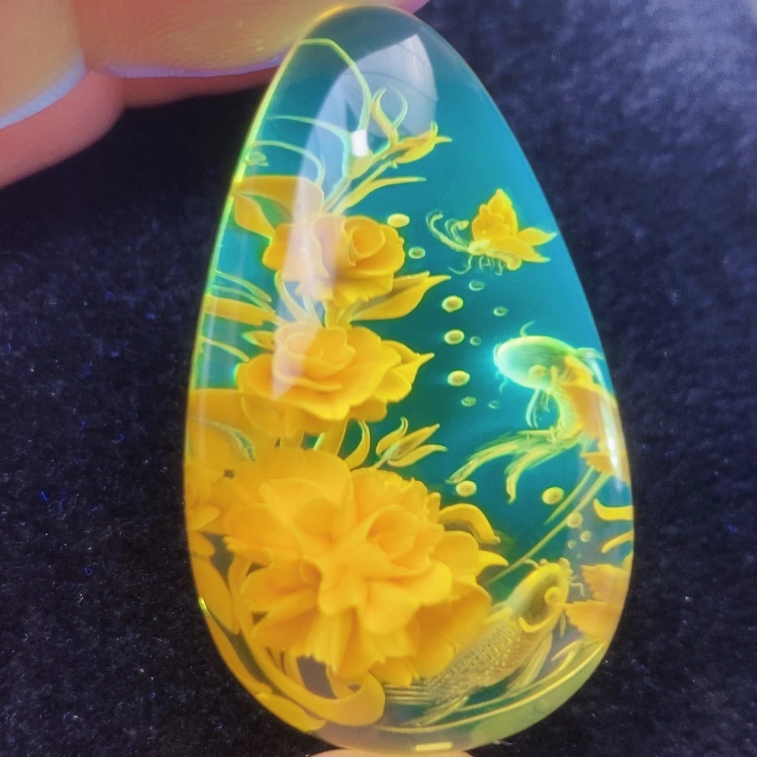 【闪购商品】金珀吊坠(不含链)未镶嵌