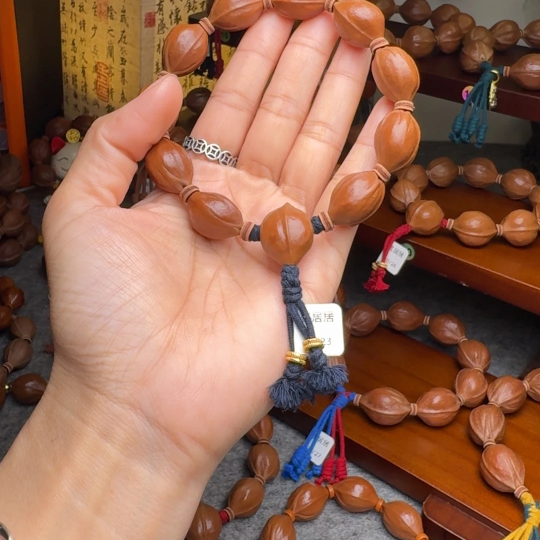 永***手串橄榄核16/23小尺寸老核哑光 梅林铁核