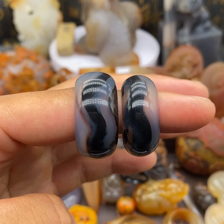 卡***克玛瑙/玉髓颈饰未镶嵌