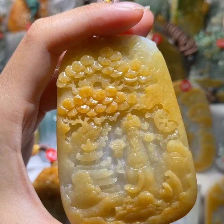 岁***阳吊坠(不含链)未镶嵌翡翠
