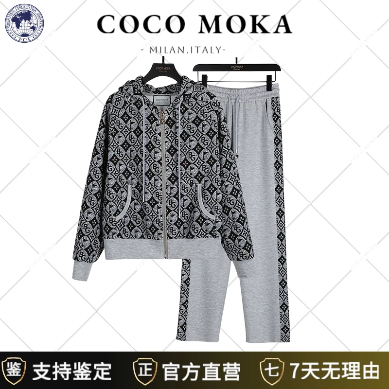 2025秋季新款长袖运动休闲套装女时尚宽松减龄潮流气质【TZ352】