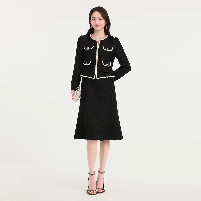 【闪葱花纱】Koradior珂莱蒂尔商场同款2025秋季经典王妃裙连衣裙