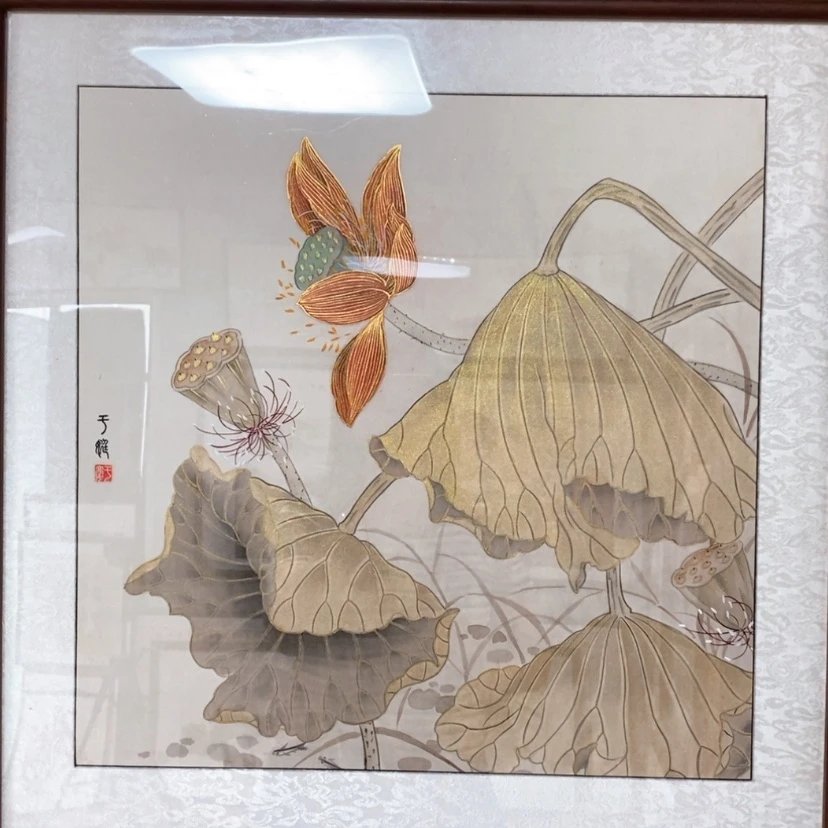 【闪购商品】国画手绘国画工笔带框