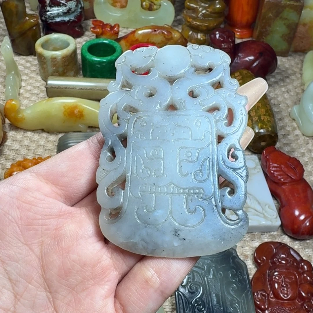 吊坠白玉菩提挂件
