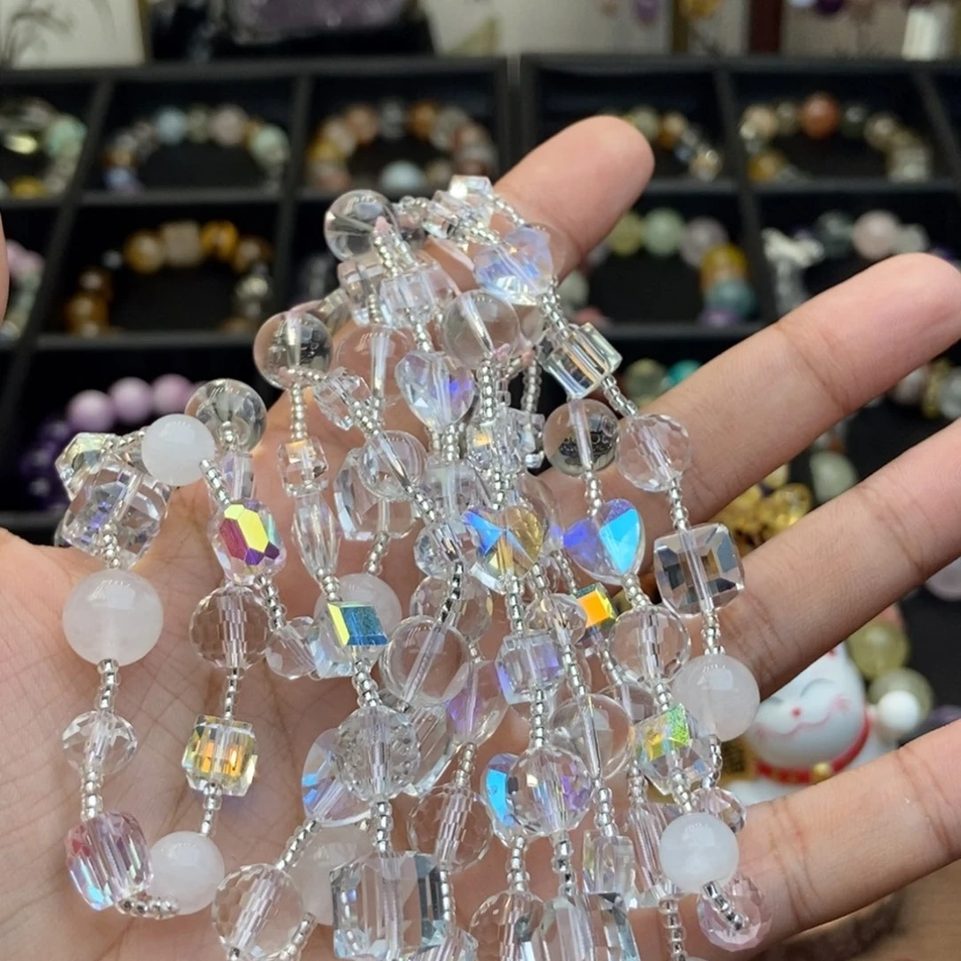 水晶手链合金手机链