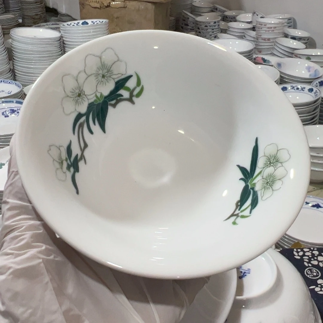 醴陵高温瓷15厘米平斗