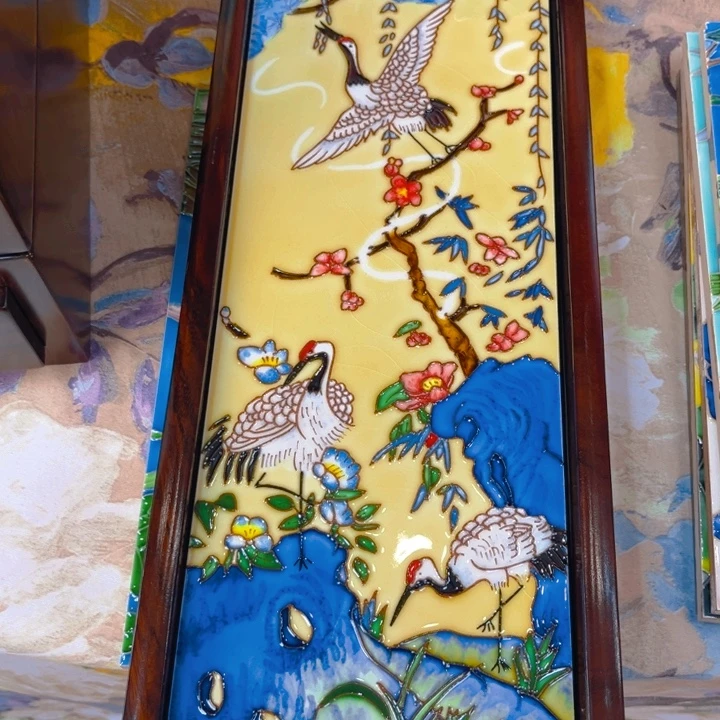 盖子款瓷板画艺术作品