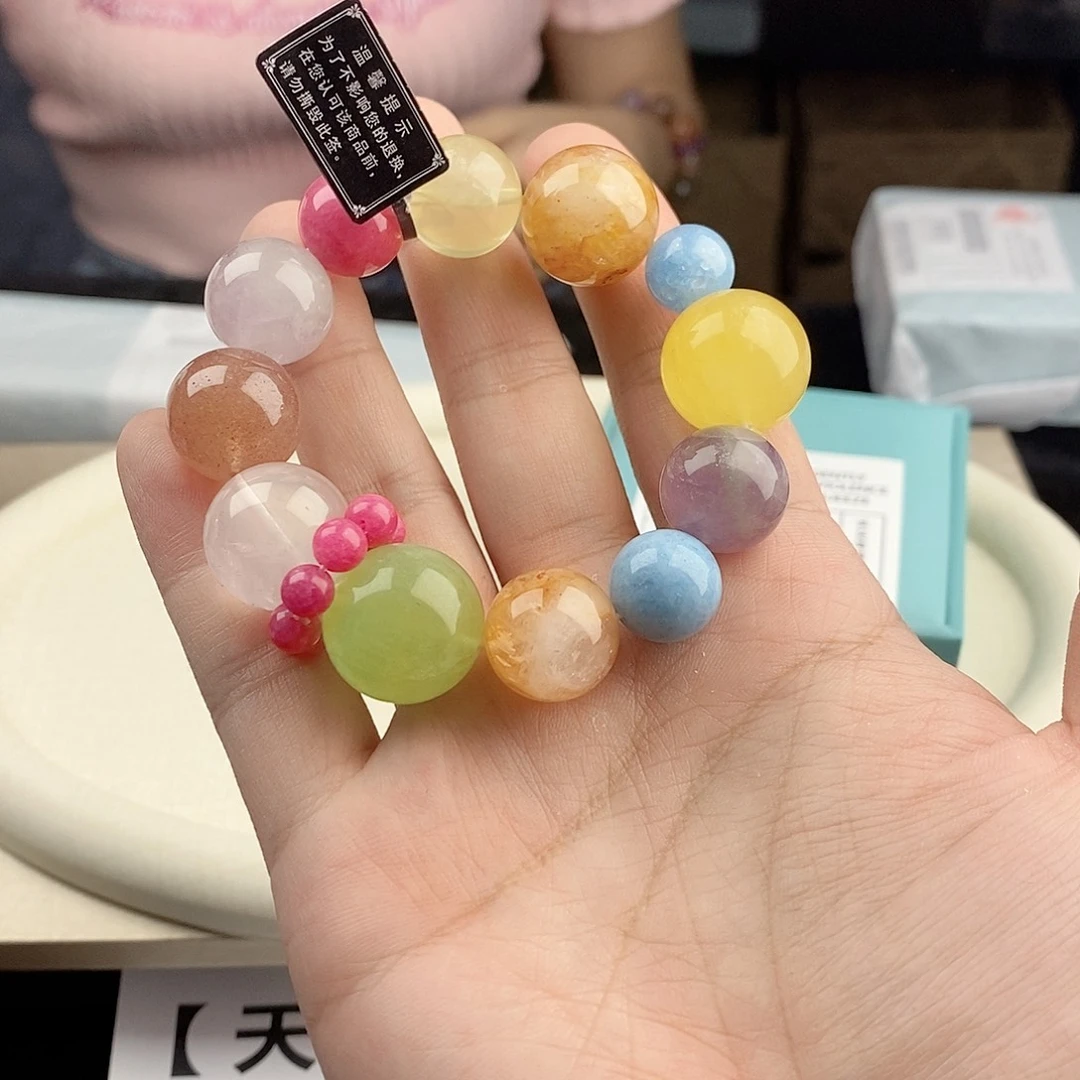 银S925镀金镶嵌手链水晶