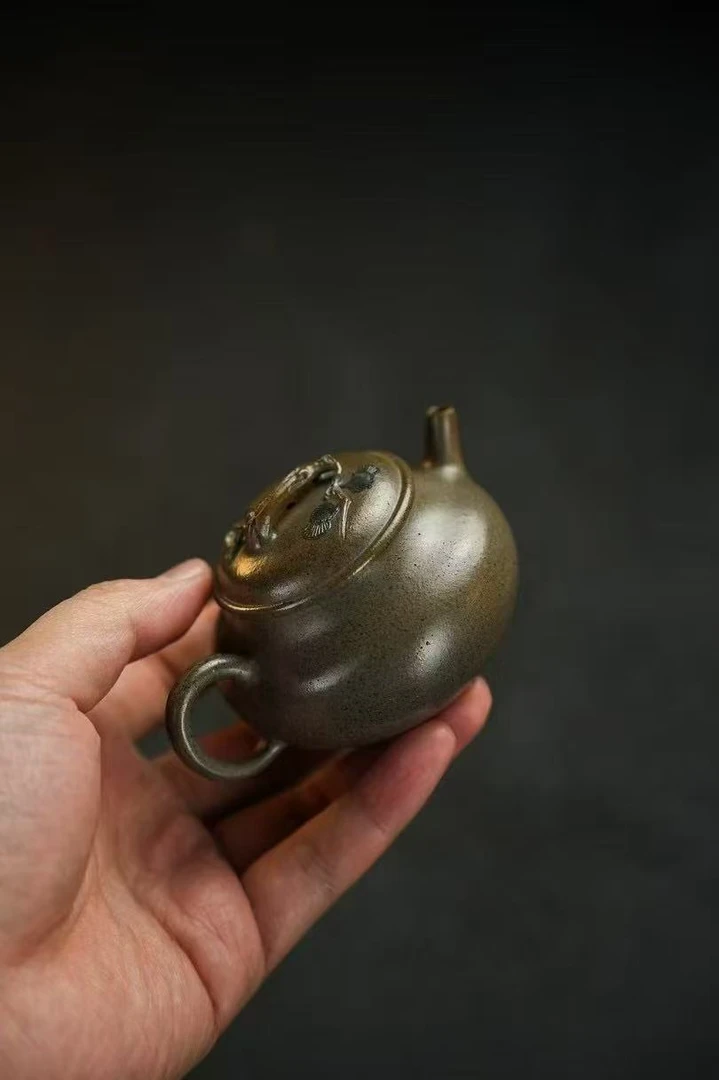 【闪购商品】柴烧松针容天段泥家用紫砂壶D490