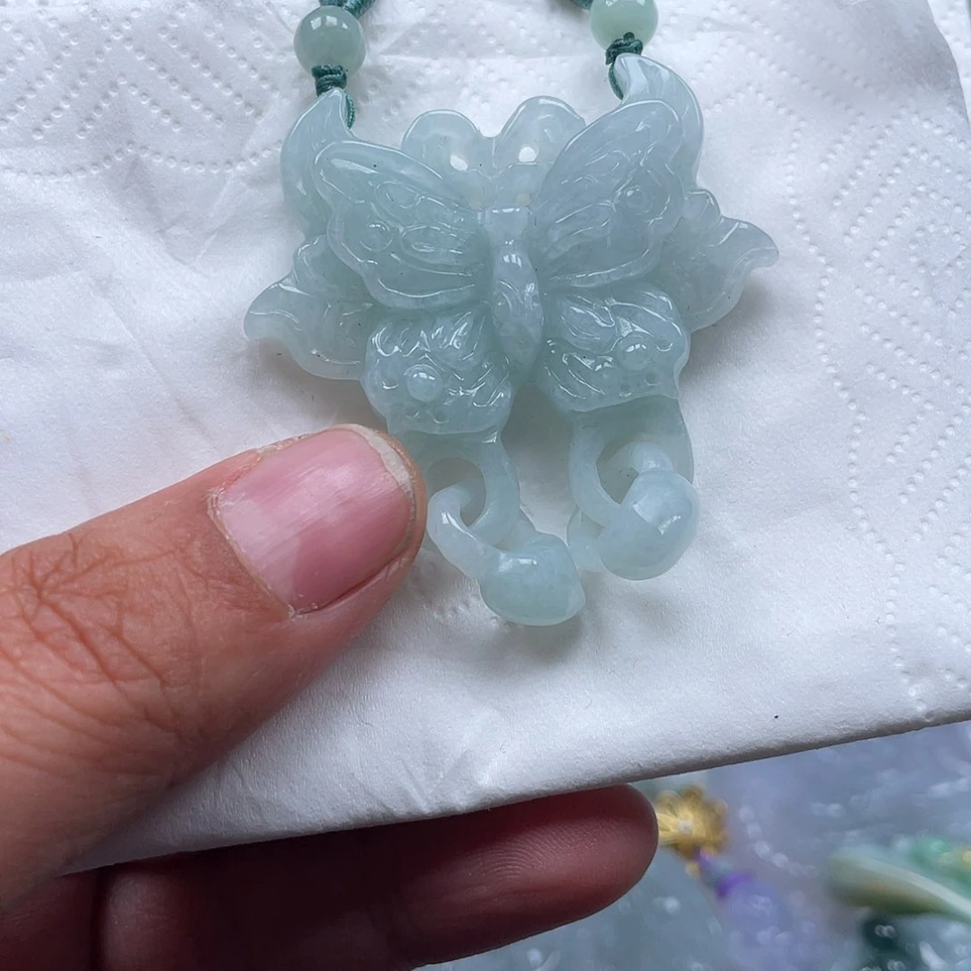 颈饰未镶嵌翡翠翡玉缘翡翠