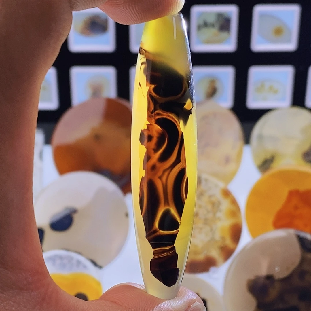 玛瑙/玉髓未镶嵌吊坠(不含链)8