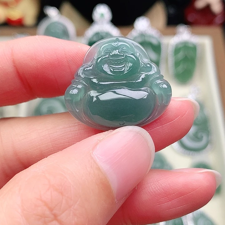 颈饰银S925镶嵌翡翠吊坠