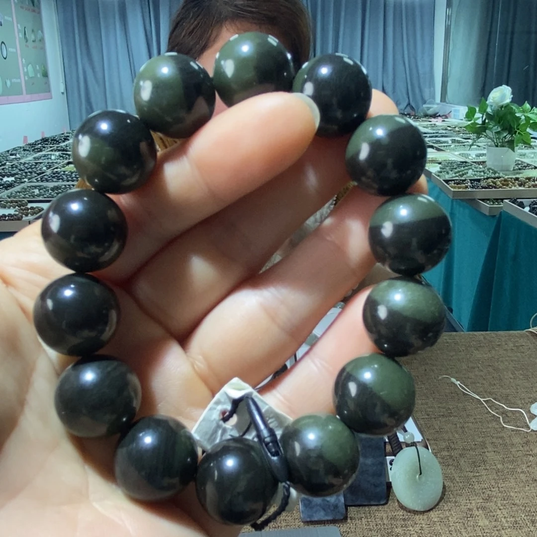 和田玉未镶嵌手链116