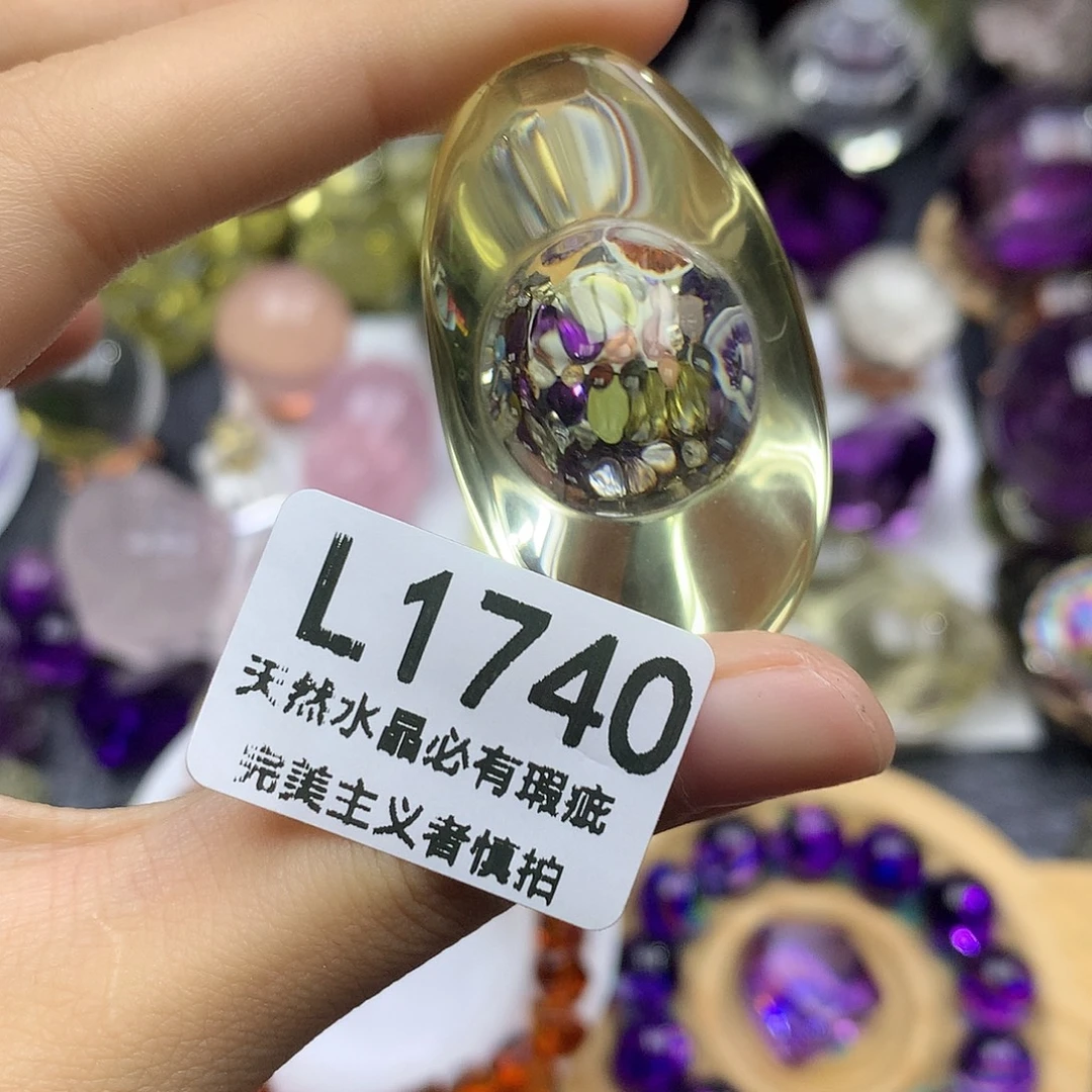 珠宝半成品水晶未镶嵌摆件