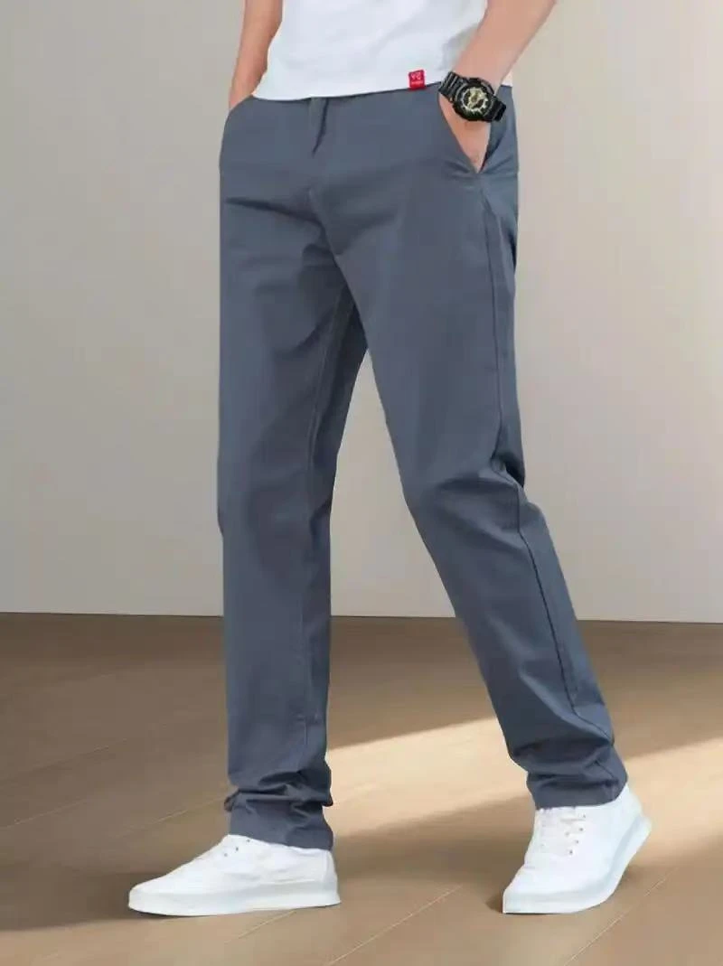 男士商务裤百搭春夏常规薄款宽松直筒休闲运动户外弹力201-300