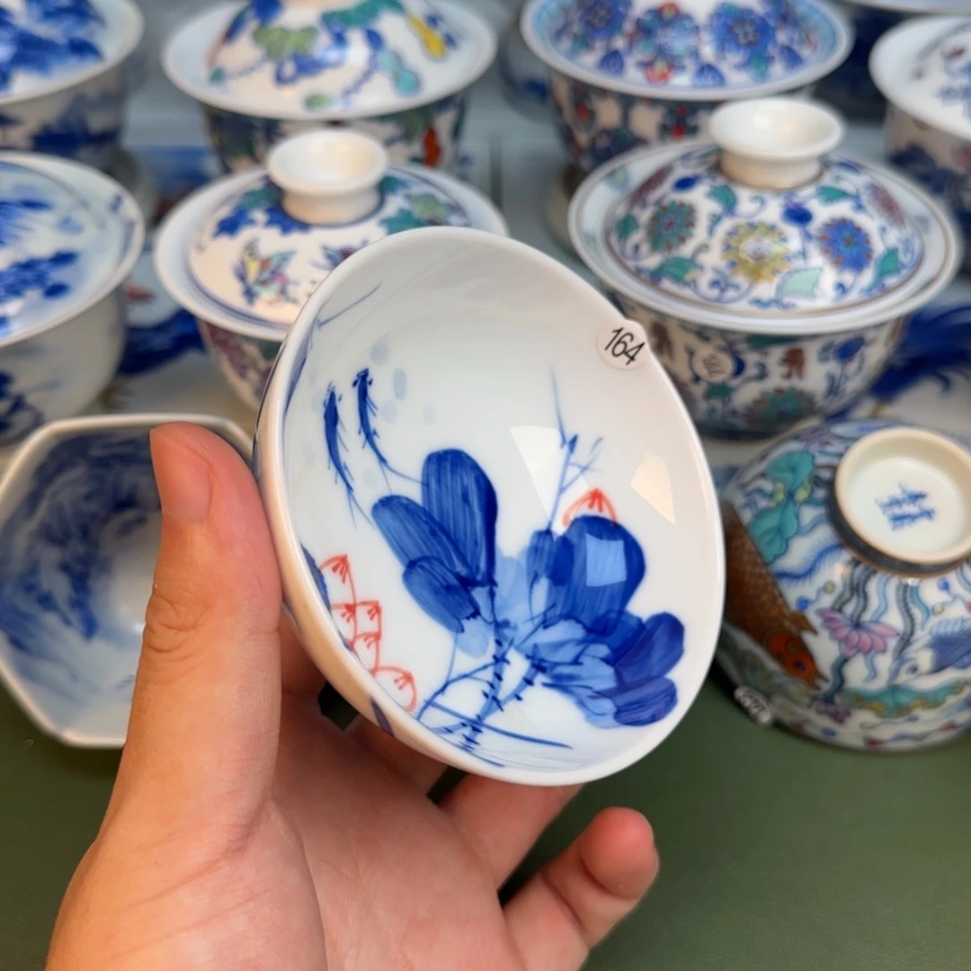 彦祖纯手工手绘茶具164