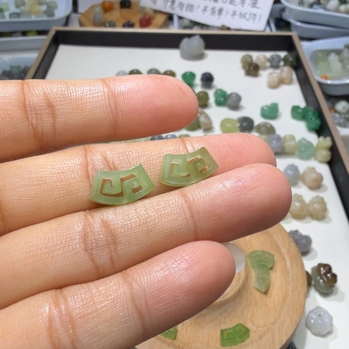 用***2未镶嵌和田玉珠宝半成品