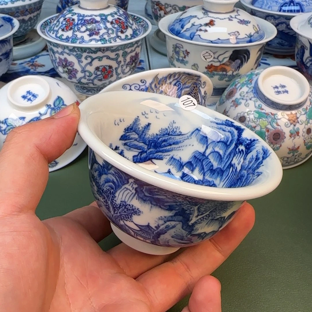 景德镇手工手绘茶具107