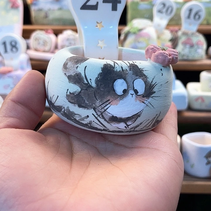 花盆24………手工花盆