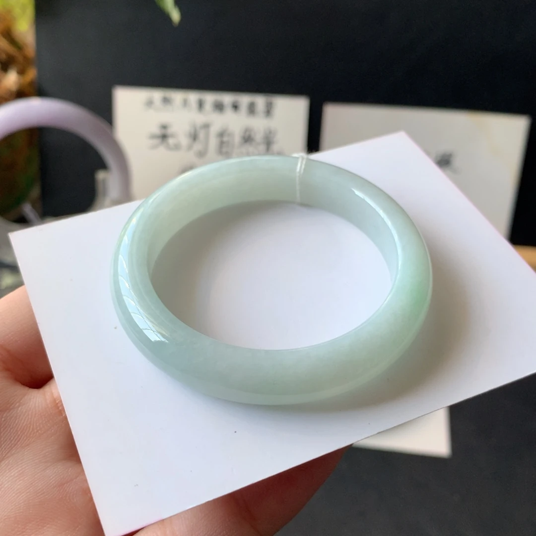 翡翠未镶嵌手镯22号46.2-9.7-7.2