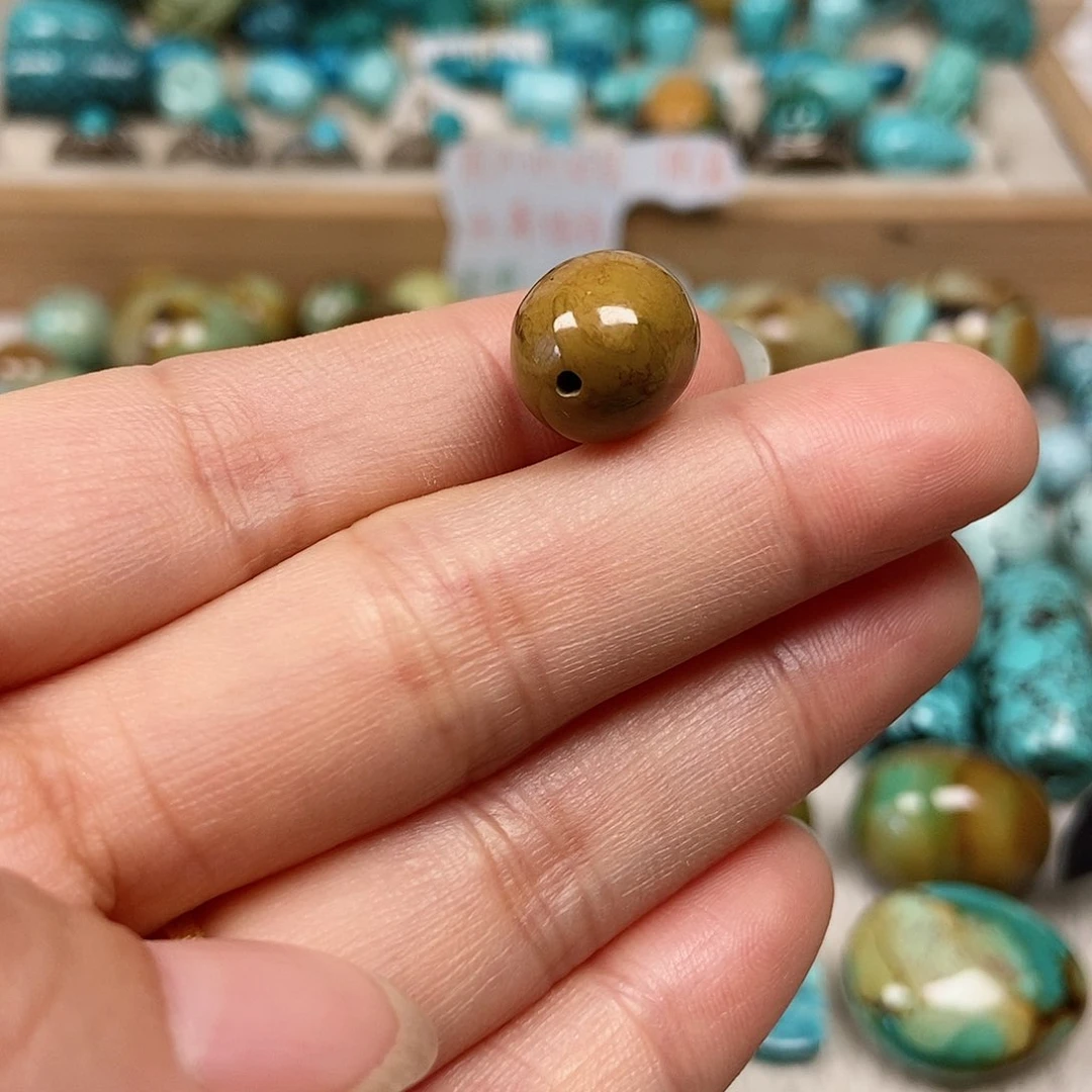 未镶嵌绿松石珠宝半成品