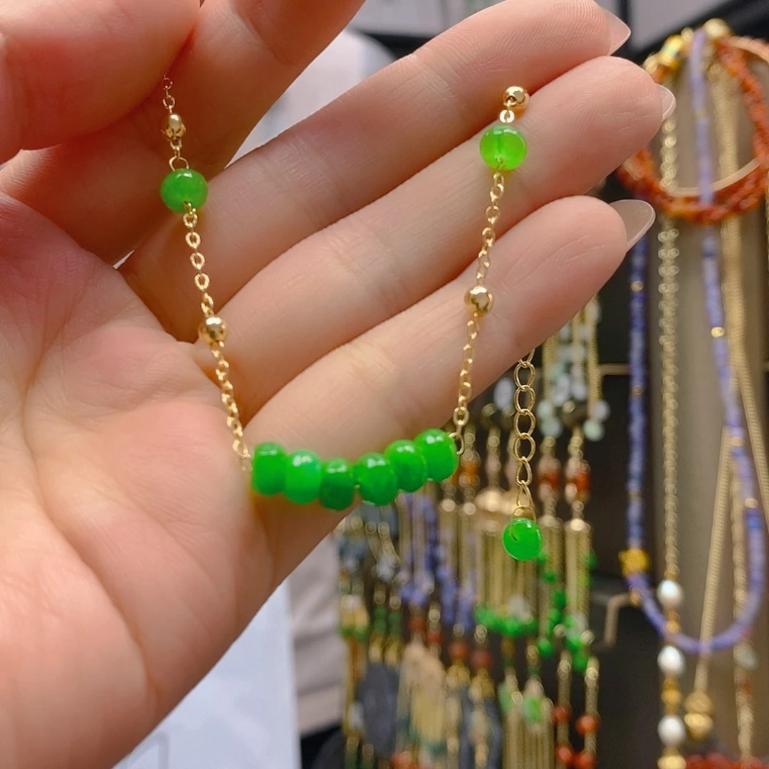 翡翠合金耳饰翡翠