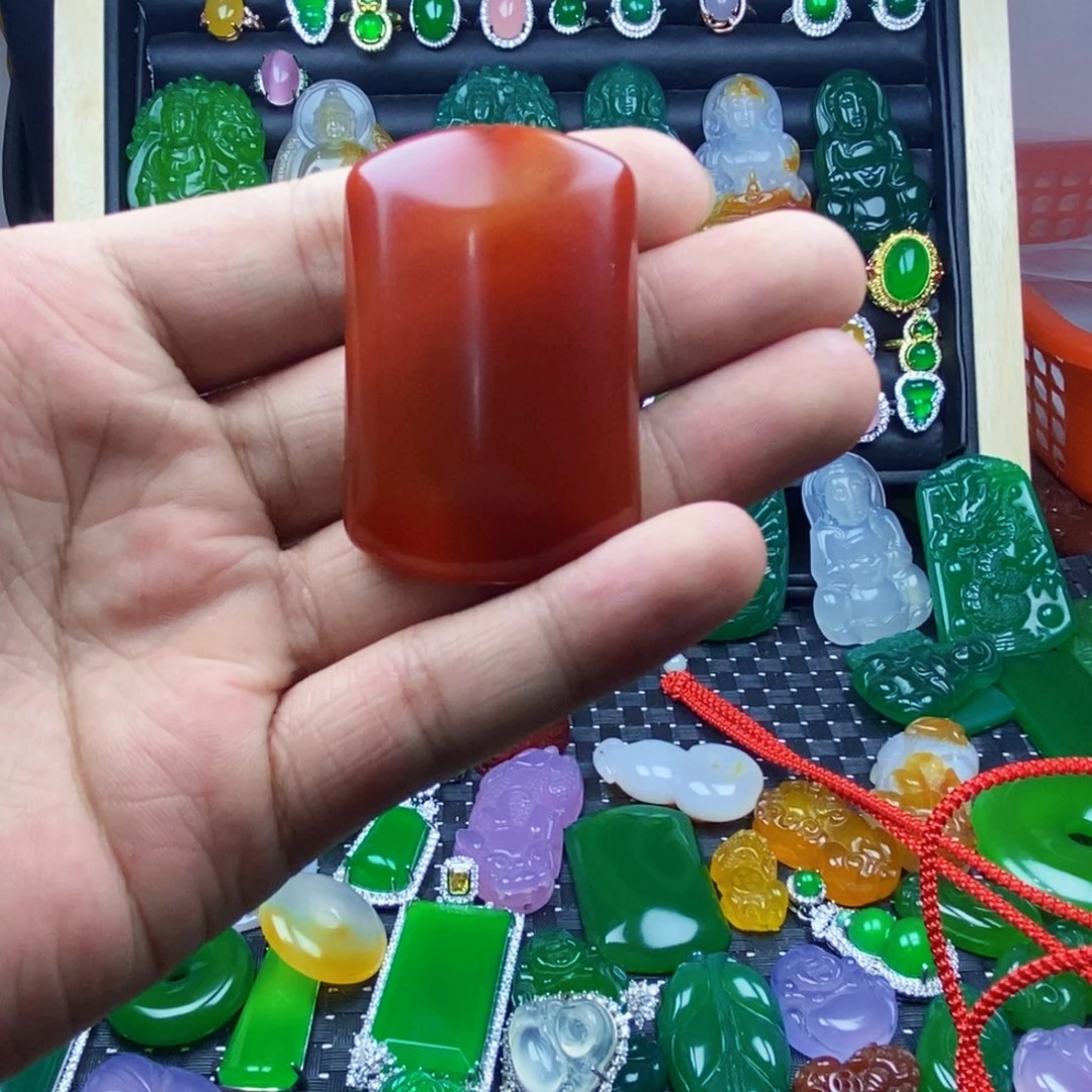 ****闷玛瑙/玉髓未镶嵌颈饰