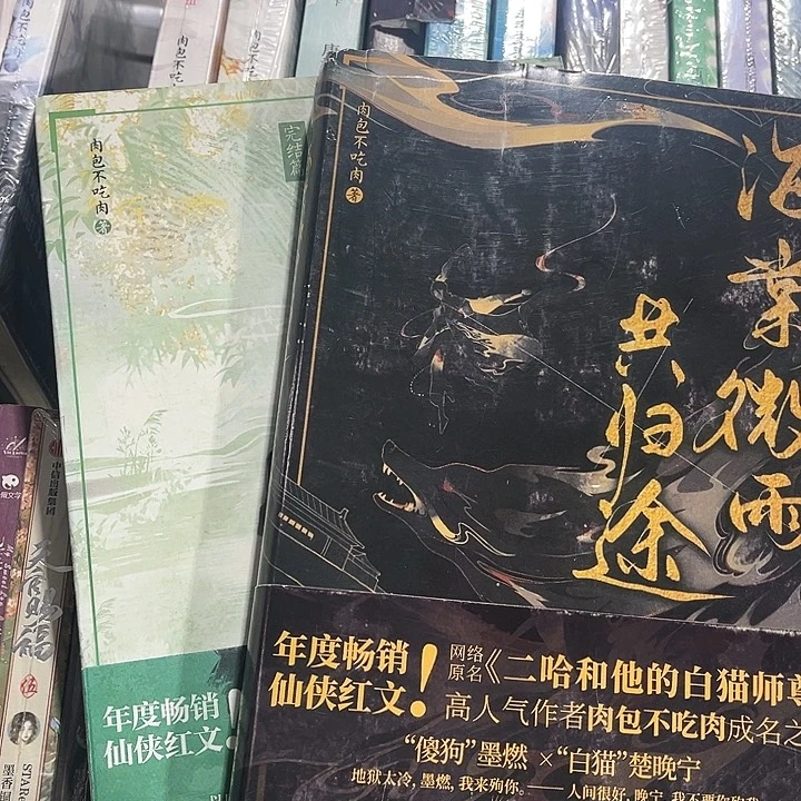 二哈和他的白猫师尊全新全套六本带周边