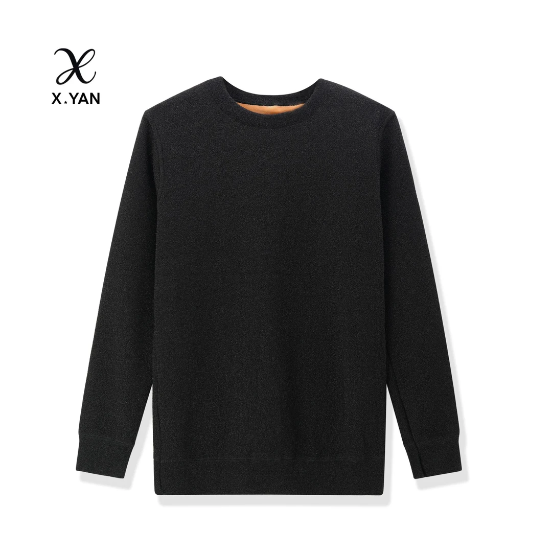 047Q针织常规圆领毛衣针织衫户外百搭长袖宽松P999