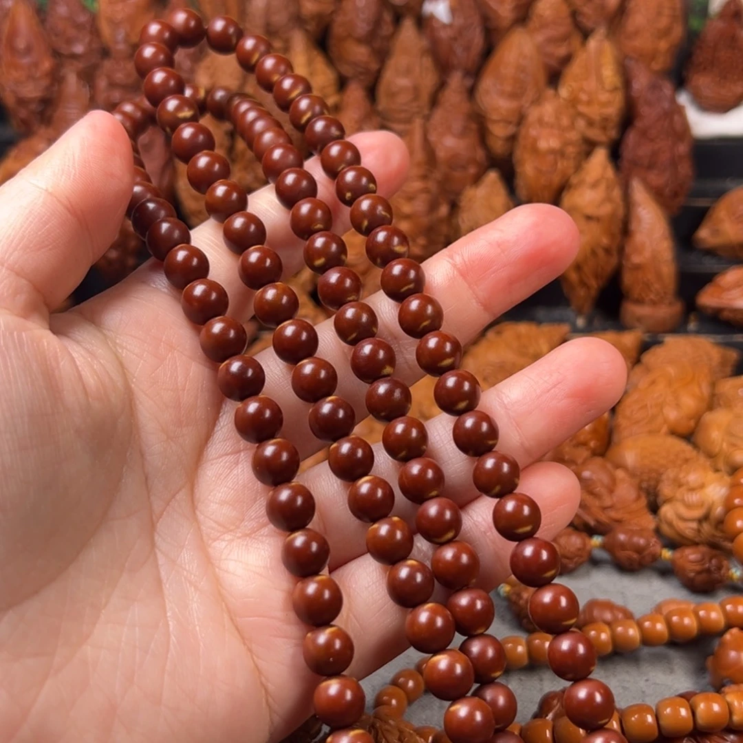罗***磊橄榄核手串/手链核雕
