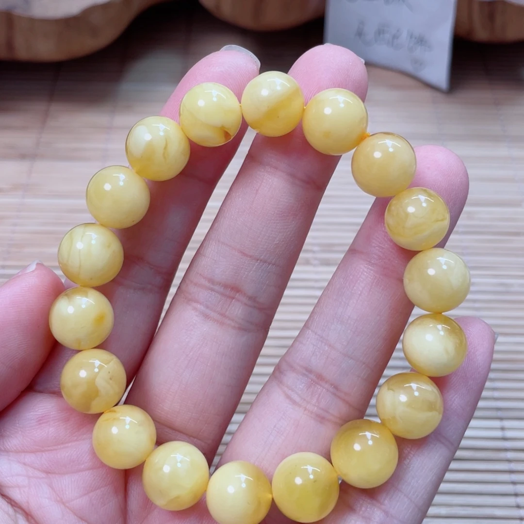 蜜蜡未镶嵌手串蜜蜡