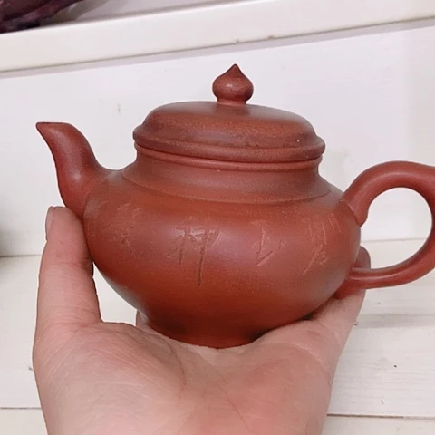 茶杯绿泥宜兴紫砂全手工制作