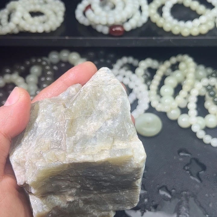 和田玉（糖玉）未镶嵌车挂