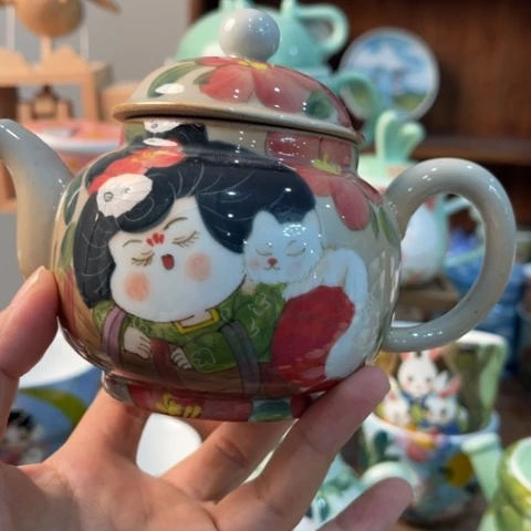 炉景德镇釉下手绘陶瓷