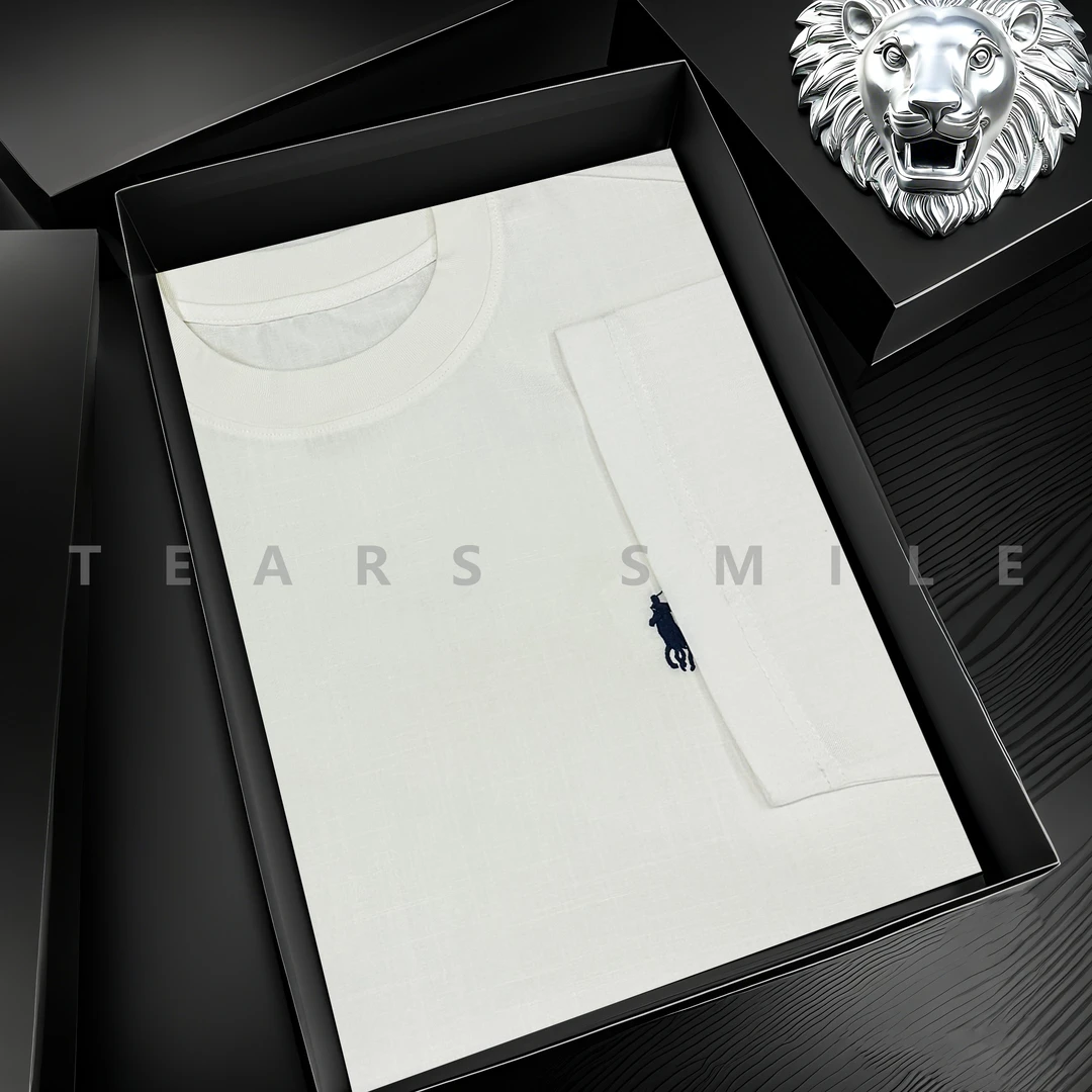 2025轻奢潮牌T恤男女同款 100%亚麻#10001