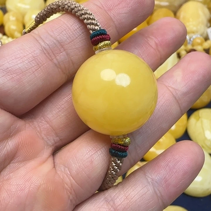 蜜蜡未镶嵌颈饰天然蜜蜡