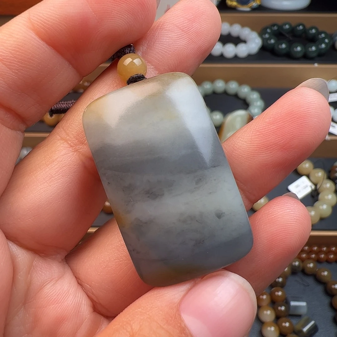 和田玉未镶嵌手链新疆若羌楼兰无事牌