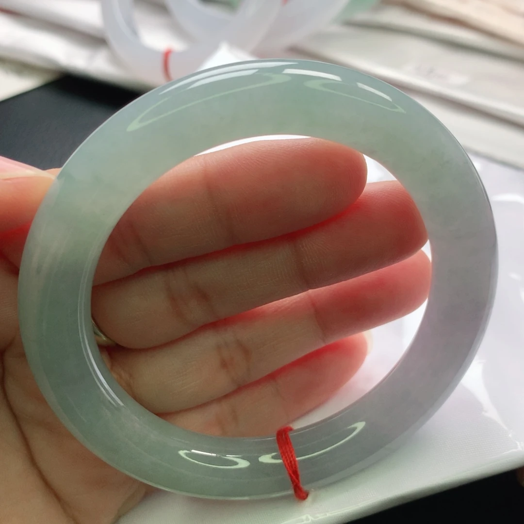 翡翠未镶嵌手镯缅甸56