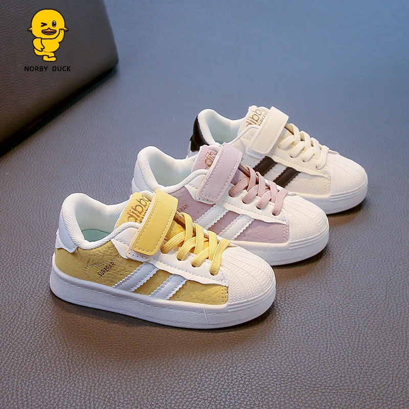 NORBY DUCK/诺比小黄鸭童鞋运动鞋2025新款男女童鞋阿甘鞋贝壳头