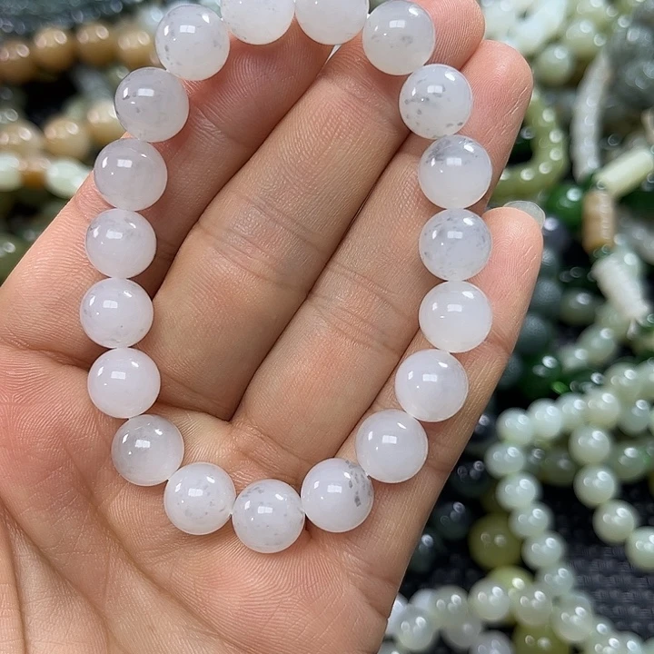 和田玉未镶嵌手链