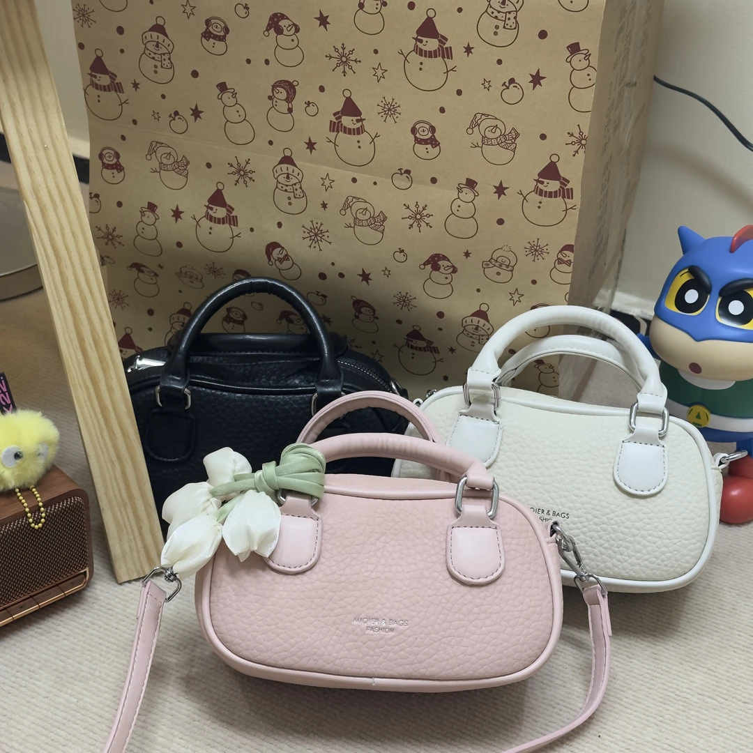 【小枕头】春夏郁金香百搭可爱手拎/斜跨包