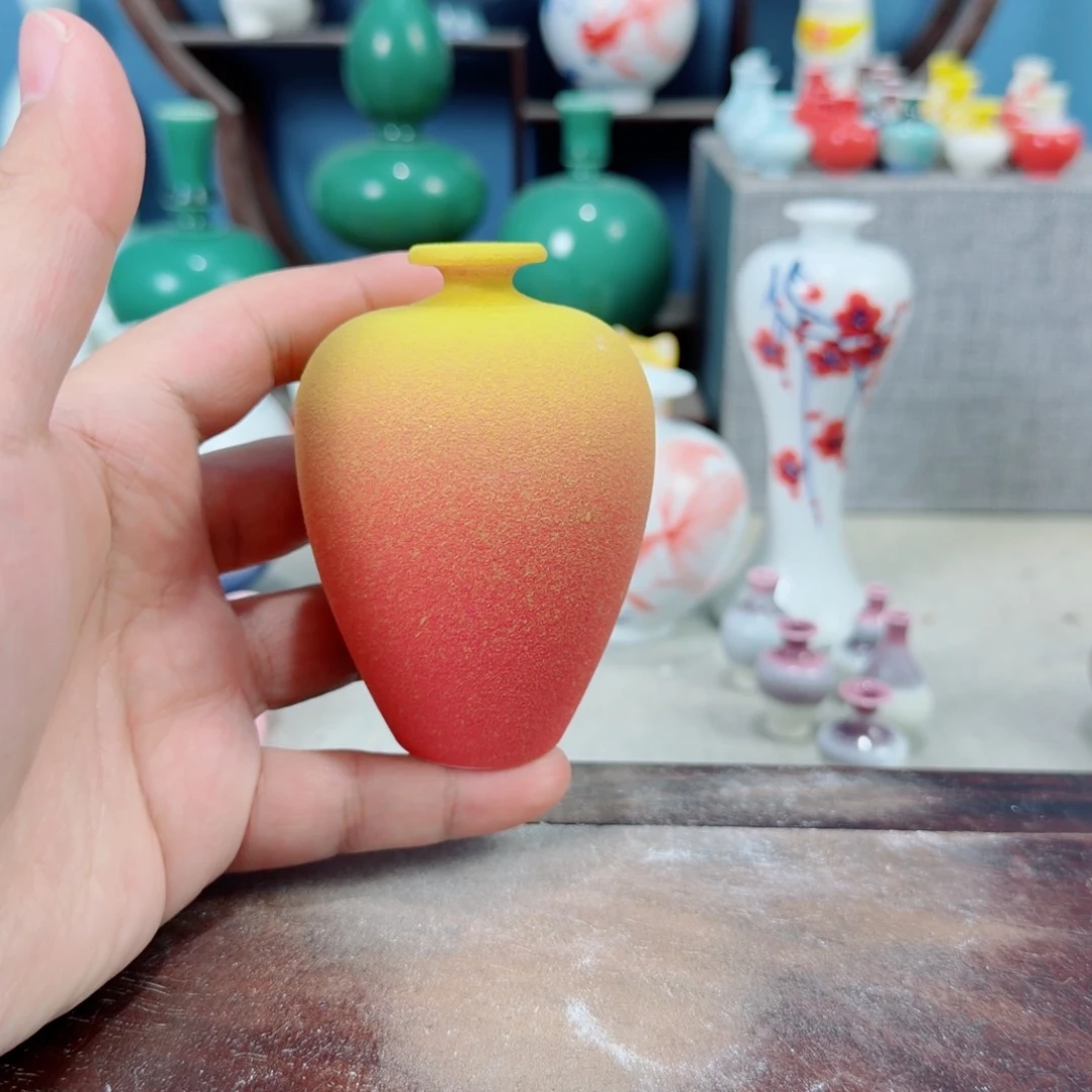 陶瓷手工小花器摆件