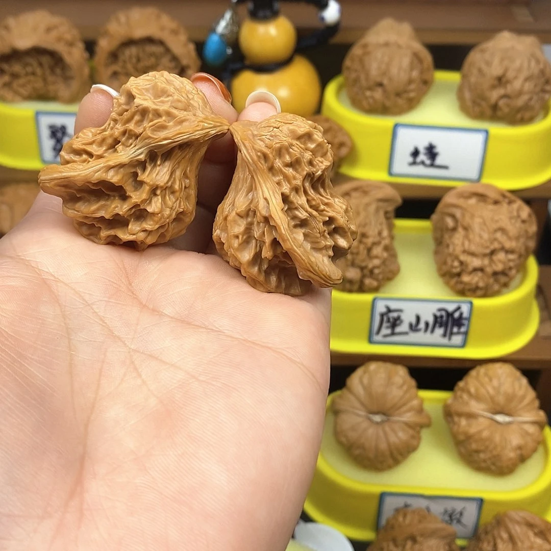 核桃小鸟 文玩/木作/... 文玩把件