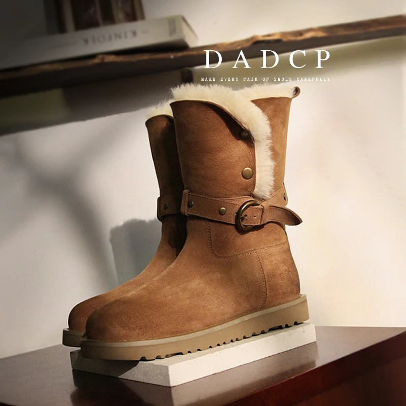 【蛋定诚品】2025新款澳大利亚 厚羊皮毛一体脚蹬子工雪地靴女