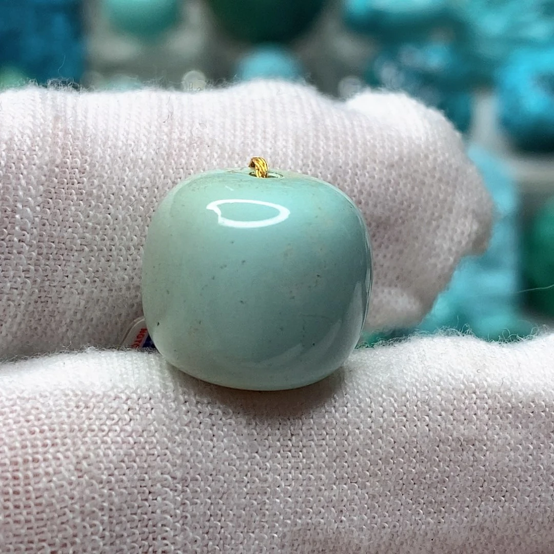 绿松石未镶嵌天然原矿 地大质检