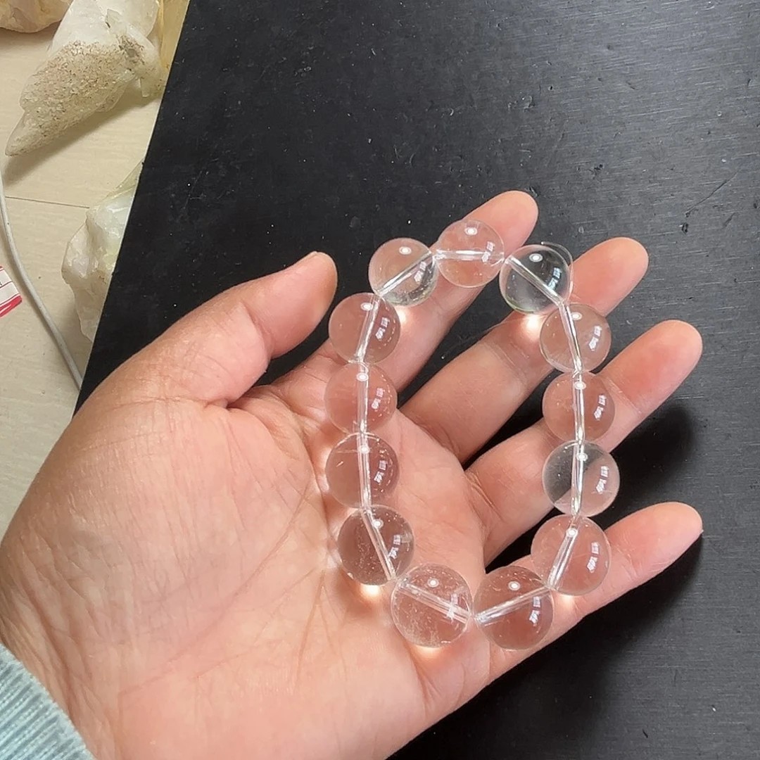 天然水晶手链未镶嵌水晶海**贝
