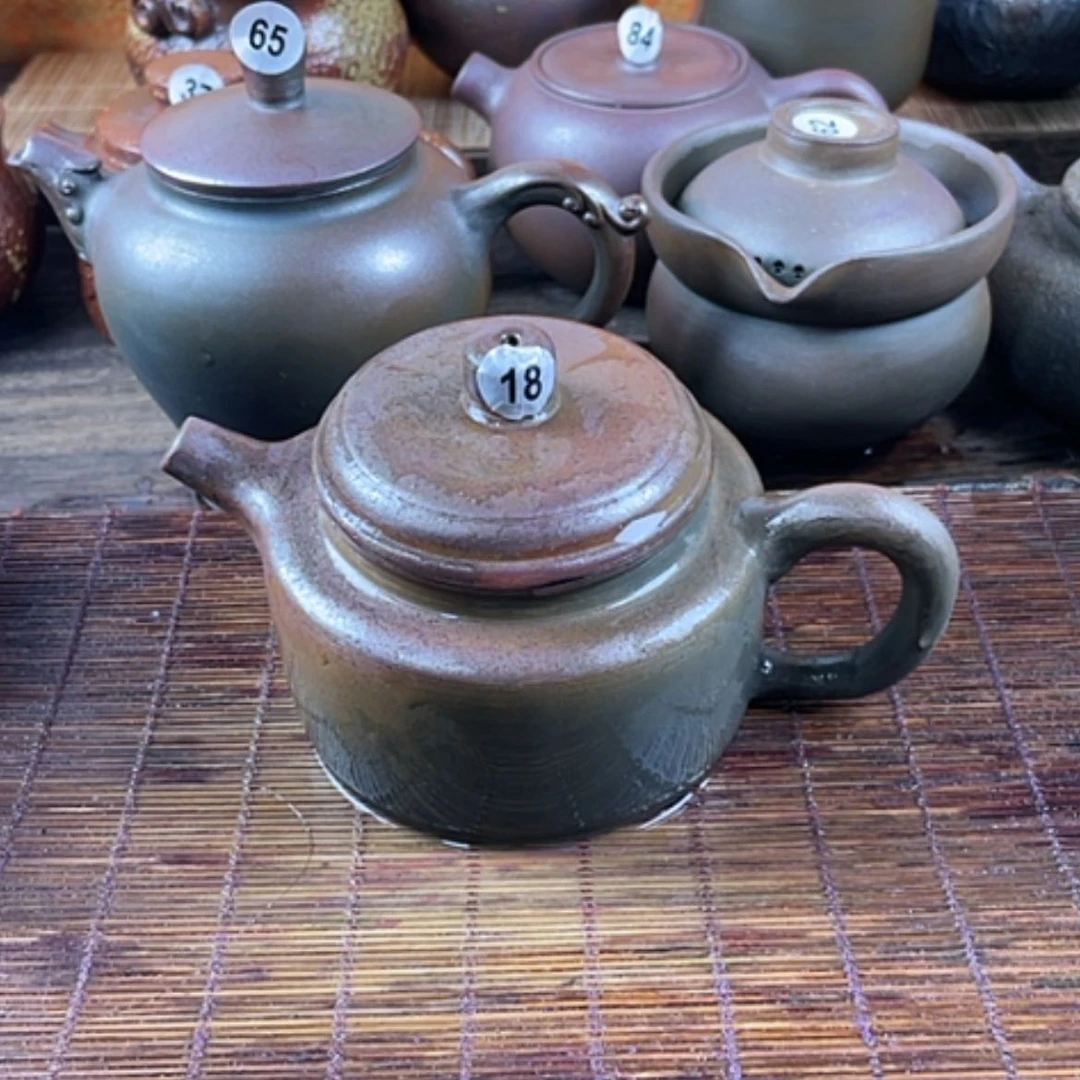 【闪购商品】柴烧茶壶200毫升左右微瑕