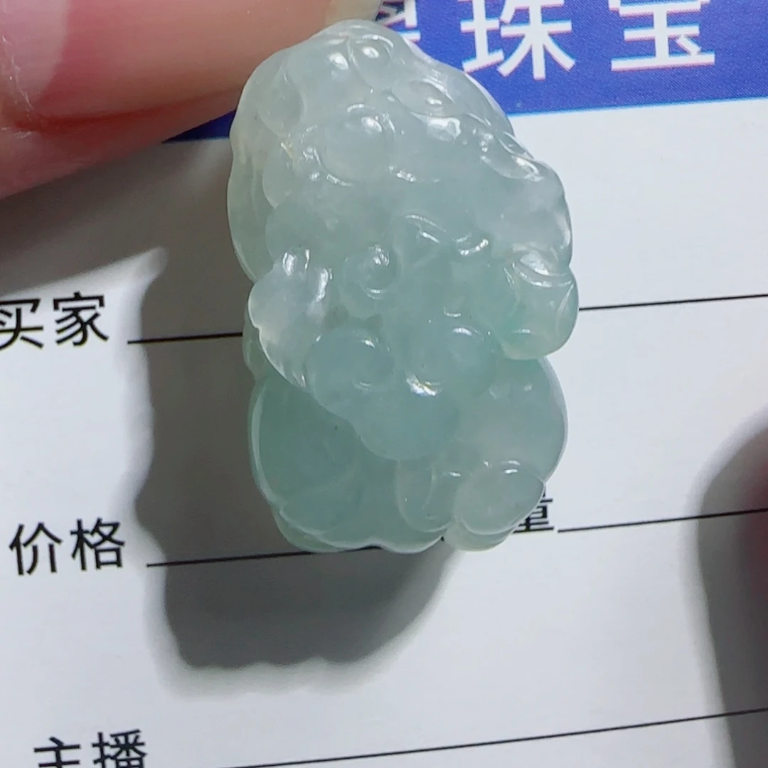 翡翠未镶嵌颈饰貔貅